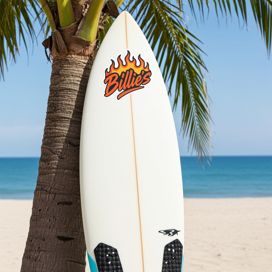 Billie's flame Bubble-free stickers