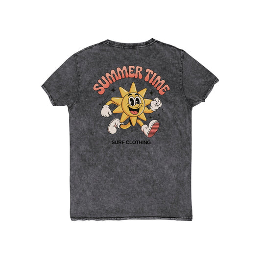 Summer Time – Washed Look Adult Tee (Billie’s Surf Shack Algarve Edition)